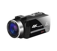 Videocamere digitali 18X 4K Videocamera Time Lapse Vlog for blog Ruota Touch Screen 48MP Registratore fotografico Regalo per principianti(64G SD Card,Standard)