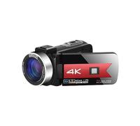Videocamere Digitali For Visione Notturna For Lo Streaming Live Webcam Fotografia WIFI Remote 4K Vlog Camcorder Registratore A Infrarossi Cattura Facilmente Momenti Meravigliosi(No SD Card,Red)