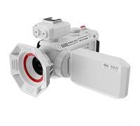 Videocamere digitali WiFi 4K UHD leggere, con zoom ottico 50X e immagini ad alta risoluzione da 53 MP per archiviazione microSD (bianco)
