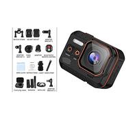Videocamere Sportive, Action Camera 4K 60FPS Telecomando 30m Impermeabile 170 ° Grandangolo Action Camera Dash Cam con obiettivo grandangolare HD per sport, vlog(No Card,Camera-A)