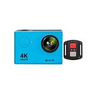 Videocamere Sportive, Videocamera subacquea Ultra HD, H9R 4K Telecomando Videoregistratore sportivo DVR DV Kit di accessori for videocamera for impermeabile Pro Mini per sport, vlog(Blauw)