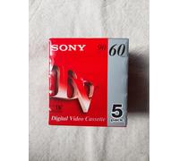 Videocassetta digitale Sony mini nastro DV 60 minuti 5 pezzi nuova