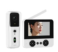 Videocitofono 4 3 Pollici Wireless con Segnale Forte e Antenna Esterna