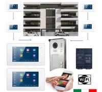 Videocitofono bifamiliare FULL DUPLEX WIFI Registra Ipertronic