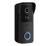 Videocitofono, Campanello video 1080P 5G Dual for porta esterna Impermeabile IP54 Batteria Citofono Smart Home Telecamera for telefono senza fili,Più Precisione(Noir)