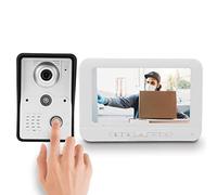 Videocitofono, Campanello Video con Display da 7 Pollici Supporto rilevamento Movimento per Visione Notturna Monitoraggio sblocco remoto Citofono bidirezionale
