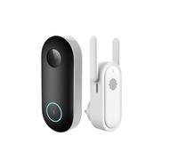 Videocitofono Con Telecamera Smart Home, WiFi, 2.5K, Protezione Di Sicurezza, Rilevamento Umano, Archiviazione Locale, Avviso Immediato, 5200 MAh