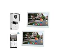 Videocitofono connesso wifi per casa a piani con 2 schermi