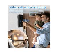 Videocitofono Controllo Accessi Tastiera Campanello Visuale Tuya WiFi RFID Impronta Digitale Sistema Interfono Esterno