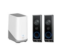 Videocitofono E340(confezione da 2 cam) + HomeBase S380 Nero