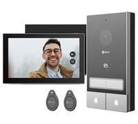 Videocitofono - EZVIZ - EP7 - KIT 2 FAMIGLIE - Unit esterna a doppio pulsante - 2 schermi interni