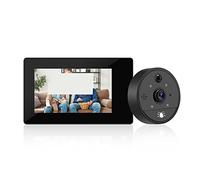 Videocitofono, Hollarm 4.3 pollici Smart Cat Eye Campanello Tuya Video Spioncino Telecamera Notte PIR Motion Protezione di sicurezza domestica intelligente,Più Precisione