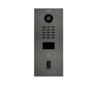 Videocitofono IP 1 campanello da incasso con lettore di impronte - Doorbird D2101FV Grigio perlato