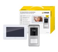 Videocitofono LCD 7" monofamiliare 1F RFID alimentatore multispina