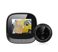 Videocitofono, Schermo LCD Spioncino elettronico for porte Campanello for notturne Fotocamera for spioncino Registrazione di foto Videocamera for digitali intelligente,Più Precisione