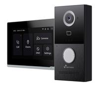 NIVIAN Videocitofono Intelligente WiFi Full HD per Esterno con Touch Monitor, Connessione a 2 Fili, Controllo vocale Alexa/Google, Registrazioni MicroSD - Serie Smart Security