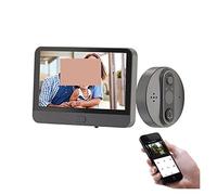 Videocitofono, Tuya Smart Campanello con telecamera 1080P / 120 ° Spioncino video Schermo LCD da 4,3 pollici 24H PIR Motion Detection Eye Apartment
