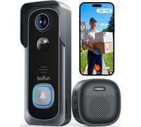 Videocitofono Wifi 2K UHD Campanello Senza Fili Da Esterno Con Suoneria E Allarm