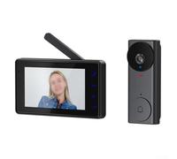 Videocitofono Wireless 4.3 Pollici per duplex Audio Videocitofono | Audio per duplex simultaneo, conversazione attese, per ideale per famiglie numerose, stabile