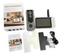 Videocitofono Wireless 4.3" Visione Notturna IP65 | Schermo 4.3 pollici, visione notturna per chiara, IP65, angolo 115°, installazione facile