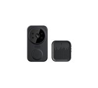 Videocitofono Wireless Compatibile con Smartphone, Visione Notturna, Audio Bidirezionale, Notifiche Instantanee, Wi-Fi