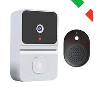 Videocitofono Wireless Con Telecamera Campanello Citofono Wifi No Fili Familiare