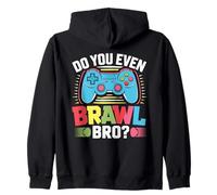 Videogiocatore Retro Vintage Do You Even Brawl Bro Felpa con Cappuccio