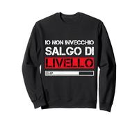 Videogiochi Gamer Gaming Io Non Invecchio Salgo Di Livello Felpa