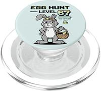 Videogioco di Caccia all'uovo del coniglietto pasquale del giocatore livello 67 PopSockets PopGrip per MagSafe