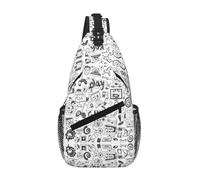 Videogioco Ragazzi Crossbody Sling Bag Crossbody Spalla Borsa Petto Tracolla Tracolla Vita Fanny Pack Uomini Donne