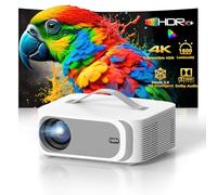 Videoproiettore 4K【App integrata/1600 Luminosità/Auto Focus/Keystone】