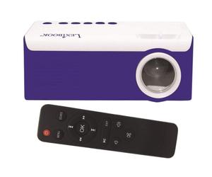 Videoproiettore HD portatile Lexibook Mini con telecomando.