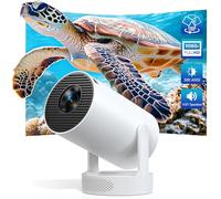 Videoproiettore intelligente Android 11, Mini proiettore portatile FHD 1080P con supporto 4K, 300 ANSI Lumen, altoparlante HiFi, WiFi 6 e Bluetooth 5.0, per camera da letto e home theater
