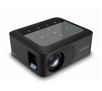 Philips NeoPix 110, Mini Videoproiettore, True HD 720p, Display 65", Duplicazione dello Schermo, Wi-Fi, Dual Band integrato, Connettività HDMI e USB, Nero