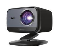 Philips, Neopix 450 Smart - Proiettore Home Cinema, Full HD 1920 x 1080p, 500 lumen, Quindi, Google TV, Sorgente luminosa LED, Modalità Specchio, Wi-FI 6, Audio Stereo 2x5 Watt, Nero