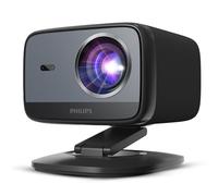 Philips, Neopix 450 Smart - Proiettore Home Cinema, Full HD 1920 x 1080p, 500 lumen, Quindi, Google TV, Sorgente luminosa LED, Modalità Specchio, Wi-FI 6, Audio Stereo 2x5 Watt, Nero