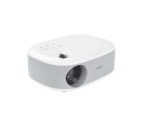 STRONG - Mini proiettore N1 - Risoluzione HD 720p compatibile Full HD 1080p - 120 ANSI Lumens - Distanza di proiezione da 0,9 a 6,2 m - Connettività HDMI/USB/AV + Uscita audio - Bianco