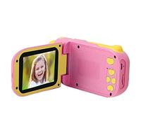 Videoregistratore per bambini per bambini, supporto per le vacanze, scheda SD da 32 GB, rosa