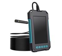 Videoscopio industriale 1080P HD, con doppie lenti da 8 mm, impermeabile IP68, schermo da 4,3 pollici per rilevamento accurato dei guasti e analisi di riparazione