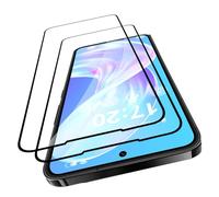 VideoSecu 2 pellicole protettive in vetro temperato per Samsung Galaxy S22, durezza HD 9H, senza bolle, precisione al 100%, senza olio, antigraffio, copertura completa