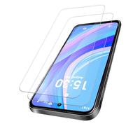 VideoSecu 2 pezzi per pellicola protettiva in vetro temperato per Motorola Moto G55, durezza 9H, pellicola protettiva in vetro temperato HD, senza bolle, resistente all'olio e ai graffi, anti-impronte