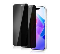 VideoSecu Confezione da 2 pellicole protettive per la privacy per iPhone 17, durezza 9H+, antigraffio, anti-spia, in vetro temperato, anti-impronte, senza bolle, copertura completa 3D sensibile al