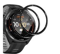 VideoSecu Pellicola protettiva per Garmin Forerunner 965, 0,33 mm, 9H+, in vetro temperato antigraffio, trasparente, senza bolle, anti-impronte, sensibile al tocco, copertura completa, per esterni
