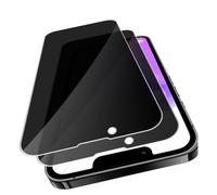 VideoSecu Pellicola protettiva per la privacy in vetro temperato per iPhone 13 Pro Max, 2 pezzi, 9H HD, trasparente, anti-spia, antigraffio, antiurto, per pubblico