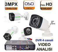 DVR 8 CANALI 5MPX RILEVAMENTO VOLTO + 8 CAM 5MPX SONY FULL COLOR