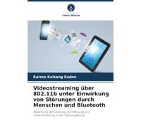 Videostreaming über 802.11b unter Einwirkung von Störungen durch Menschen und Bluetooth: Bewertung der Leistung und Messung von Videostreaming in der Testumgebung