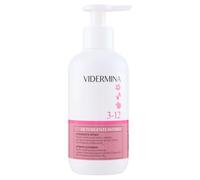 Vidermina 3-12 Detergente Intimo - 250 ml - Delicato Lenitivo e Protettivo - Per Igiene Intima Bambini 3-12 Anni - Con Pantenolo Vitamina B12 Estratti di Calendula e Melograno - pH 5.2