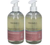 Vidermina Intima Olio Dermodetergente - 500 ml - Igiene Intima e Corpo - Idratante e Delicato - Con Olio di Crusca di Riso e Olio di Mandorle Dolci - pH Fisiologico - Pelli Sensibili (Confezione da 2)
