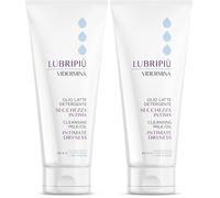 Vidermina Lubripiù Olio Latte Detergente Intimo 200 ml - pH 4.5 - Con Acido Ialuronico e Attivi Lenitivi - Idratante e Lubrificante per Secchezza Intima - Senza Sapone e Ipoallergenico
