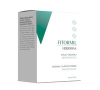 Vidermina MD Fitormil 10 Ovuli Vaginali 3,0 g - Protezione e Sollievo Secchezza e Atrofia Vaginale - Pre, Post Menopausa e Menopausa - Lubrificanti ed Emollienti - Compatibili con Profilattico